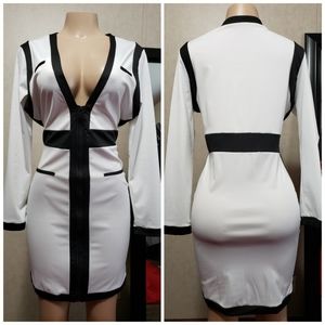 Fashion dress New size L thin strech Material.